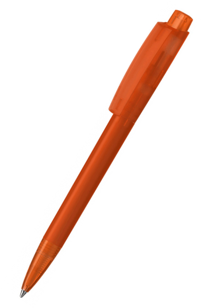 Klio-Eterna Kugelschreiber Zeno softfrost transparent 41246 Orange-Rot HTIST