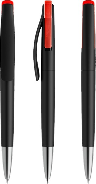 prodir Kugelschreiber DS2 PMS-T Schwarz T20 Red 