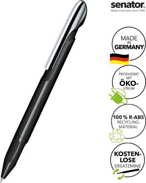 SENATOR Kugelschreiber EVOXX POLISHED RECYCLED MC 3277 - Schwarz 