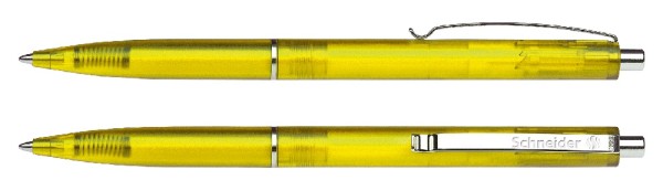 Frosty Schneider Kugelschreiber gelb-transparent