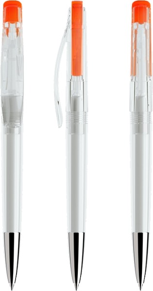 prodir Kugelschreiber DS2 PTC-T Transparent T10 Orange