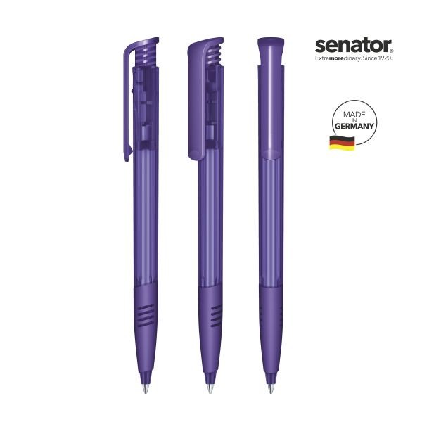 SENATOR Kugelschreiber SUPER HIT Clear SG 2234 Pantone 267 Violett