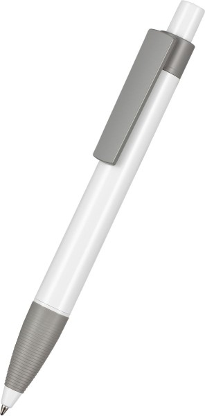 Ritter-Pen Kugelschreiber SCREEN 02600 weiß-stein-grau