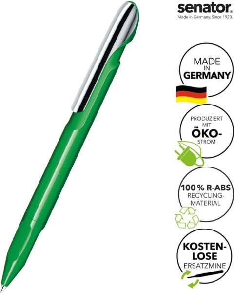 SENATOR Kugelschreiber EVOXX POLISHED RECYCLED MC 3277 - Grün