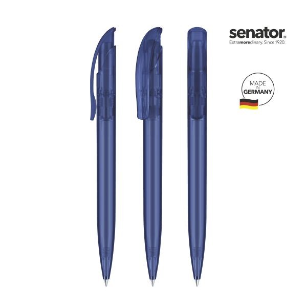 SENATOR Kugelschreiber CHALLENGER Frosted 2418 Pantone 2757 Blau