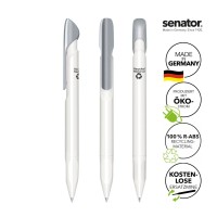 SENATOR Kugelschreiber EVOXX POLISHED RECYCLED LC 3275 - Weiß-Silber SENATOR Kugelschreiber EVOXX POLISHED RECYCLED LC 3275 - Weiß-Silber