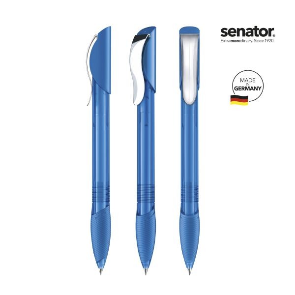 SENATOR Kugelschreiber HATTRIX Clear SG MC 2419 Pantone 2935 Blau