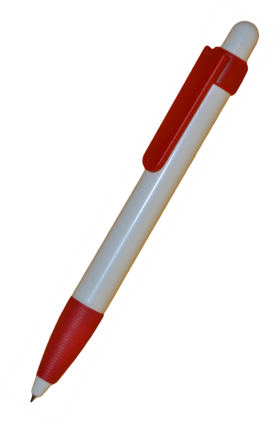 RITTER-PEN Kugelschreiber Soft Booster 02773- weiß-rot