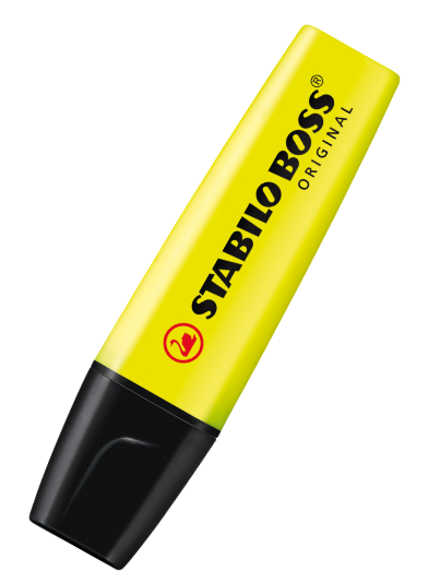 STABILO BOSS ORIGINAL Textmarker gelb