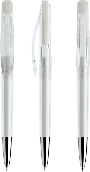 prodir Kugelschreiber DS2 PTC-P Transparent P02 White