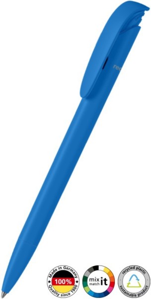 Klio Eterna Kugelschreiber Jona matt recycling 41118 Hellblau