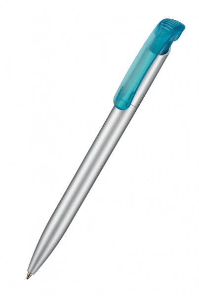 Ritter Pen Kugelschreiber Clear Silver F 32000 Teal 4127