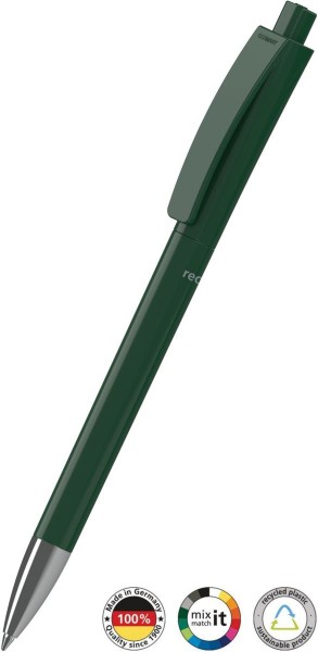 Klio Eterna Kugelschreiber Qube recycling Mn 42205 dunkelgrün