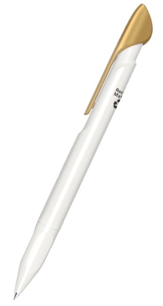 SENATOR Kugelschreiber EVOXX POLISHED RECYCLED LC 3275 - Weiß-Gold