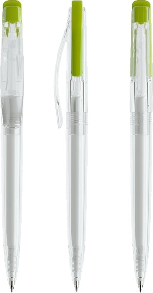 prodir Kugelschreiber DS2 PTT-P Transparent P41 Lime Green