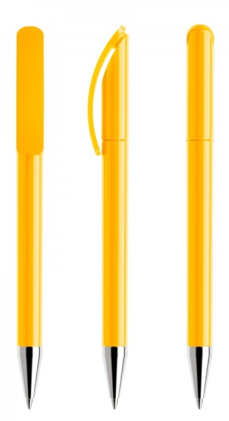 prodir DS3 Kugelschreiber TPC polished P06 gelb