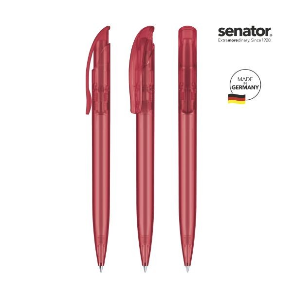 SENATOR Kugelschreiber CHALLENGER Frosted 2418 Pantone 201 Rot