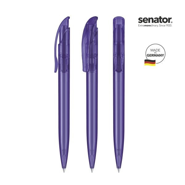 SENATOR Kugelschreiber CHALLENGER Clear 2192 Pantone 267 Violett