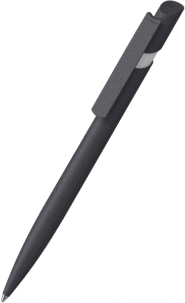 Klio-Eterna Kugelschreiber Cava softgrip 43555 schwarz-weiß ASG-U