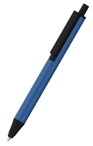 Klio-Eterna Kugelschreiber Flute stylus metal PP 60280 Blau MS