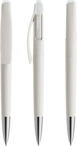prodir Kugelschreiber DS2 PMS-T Weiß T01 Transparent
