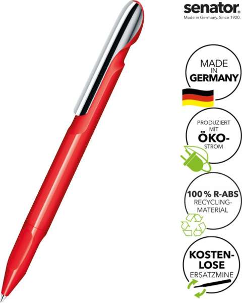 SENATOR Kugelschreiber EVOXX POLISHED RECYCLED MC 3277 - Rot