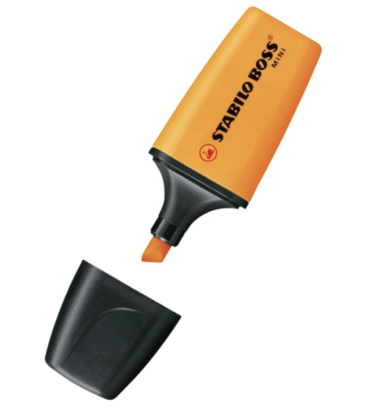 STABILO BOSS ORIGINAL MINI Textmarker neonorange
