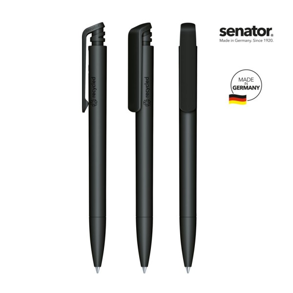 SENATOR Kugelschreiber TRENTO MATT RECYCLED 3305 - Schwarz