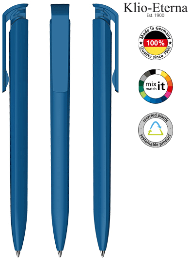 Klio-Eterna Kugelschreiber Trias recycling 42667 Mittelblau