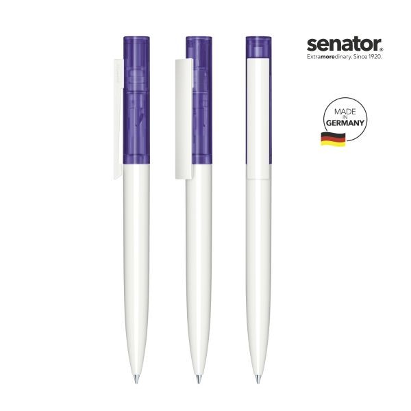 SENATOR Kugelschreiber HEADLINER Clear Basic 3281 Violett Pantone 267