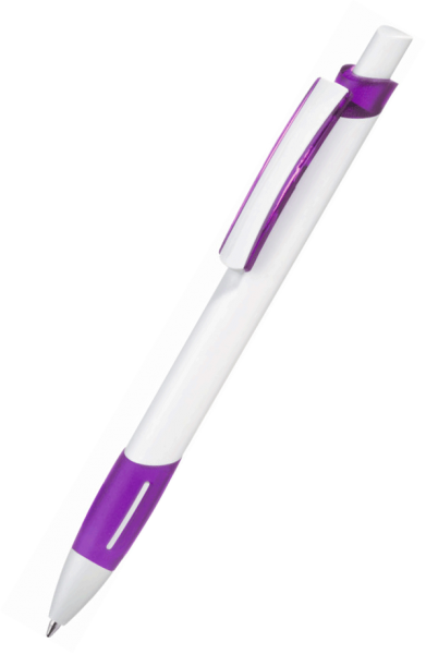 UMA Kugelschreiber STRIPE 0-0039 Weiß Violett