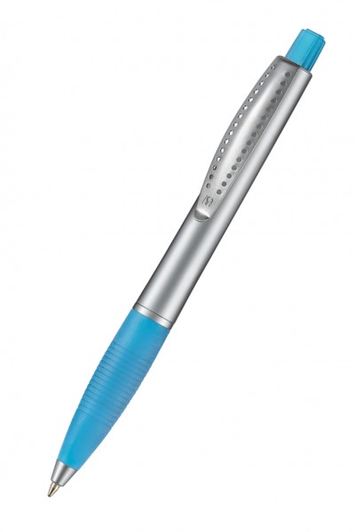 Ritter Pen Kugelschreiber Club Silver 28800 Caribic-Blau 4110