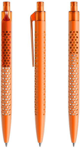prodir Kugelschreiber QS40 Air Kunststoff-Clip flat PMT matt M10 orange