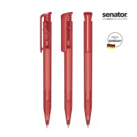 SENATOR Kugelschreiber SUPER HIT Clear 2756 Pantone 186 Rot SENATOR Kugelschreiber SUPER HIT Clear 2756 Pantone 186 Rot