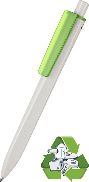 Ritter Pen Kugelschreiber RIDGE RECYCLED 99800 grau-grün transparent