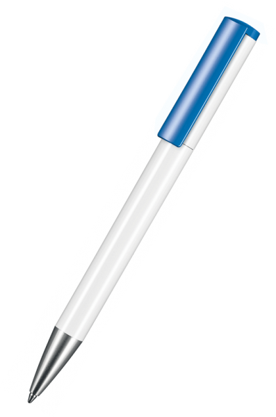 Ritter Pen Kugelschreiber Lift 03800 Weiß 0101 mit Himmel-Blau 1301