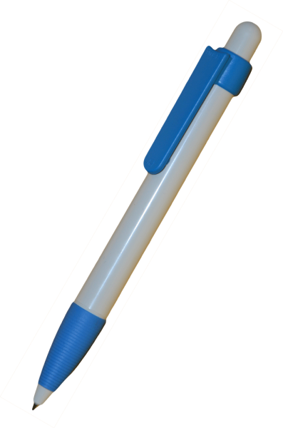 RITTER-PEN Kugelschreiber Soft Booster 02773- weiß-hellblau