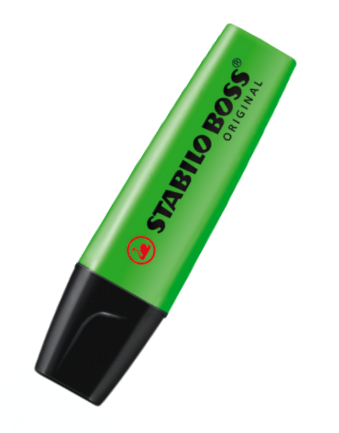 STABILO BOSS ORIGINAL Textmarker grün
