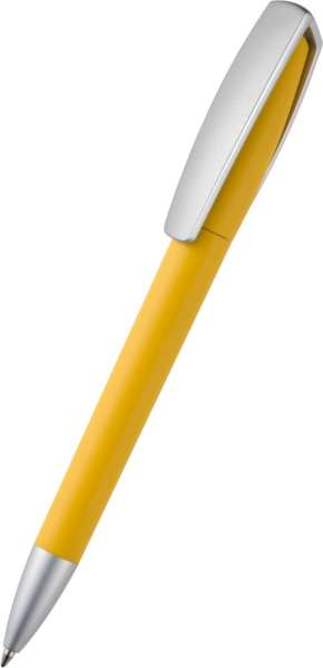 quatron Kugelschreiber Space softtouch silver 42620 gelb 0116