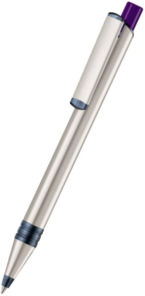 UMA Kugelschreiber RECYCLED PET PEN ALUMA transparent 0-7200 T - dunkelviolett