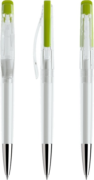 prodir Kugelschreiber DS2 PTC-P Transparent P41 Lime Green