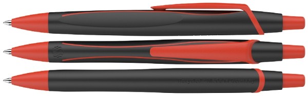 Reco Line Schneider Kugelschreiber schwarz-rot