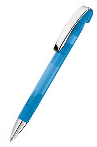 UMA Kugelschreiber LOOK grip transparent M SI 0-0122 Hellblau