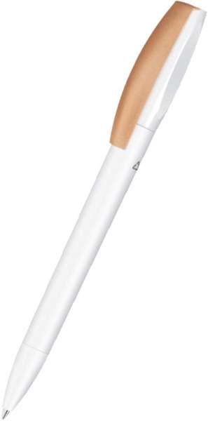 UMA Recycling Kugelschreiber CHILL C RECY 1-0043 Weiß - Kupfer