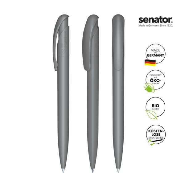 SENATOR Bio Kugelschreiber NATURE PLUS 2796 matt Cool Gray 9