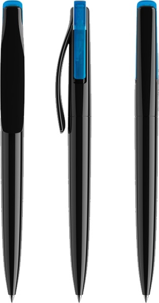 prodir Kugelschreiber DS2 PPP-T Schwarz T53 Azure Blue