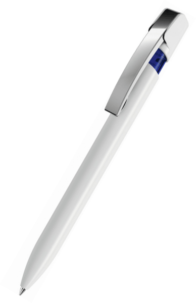 UMA Kugelschreiber SKY 0-0125 M Weiß-Dunkelblau