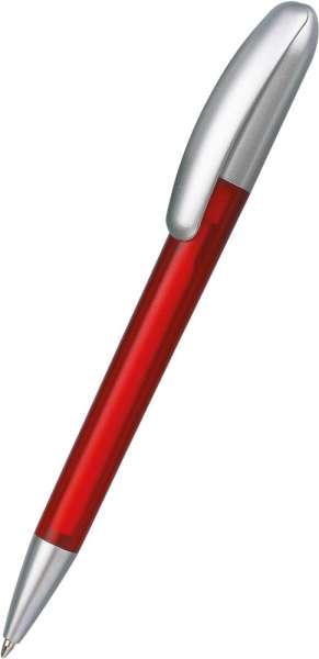 quatron Kugelschreiber Boogie silver 51055 rot 0200