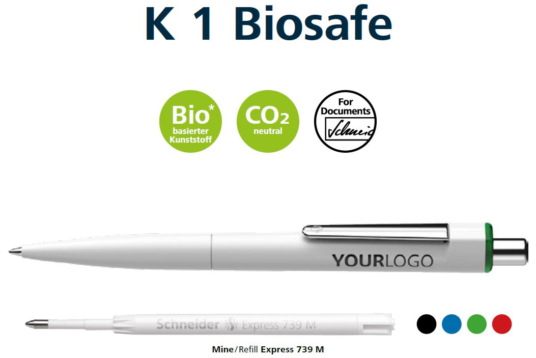K1 Biosafe Schneider-Pen Kugelschreiber