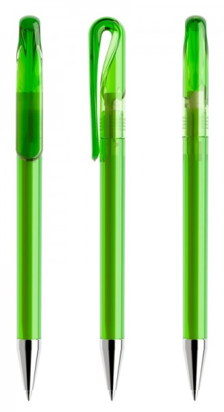 prodir DS1 Kugelschreiber TTC transparent T47 grün